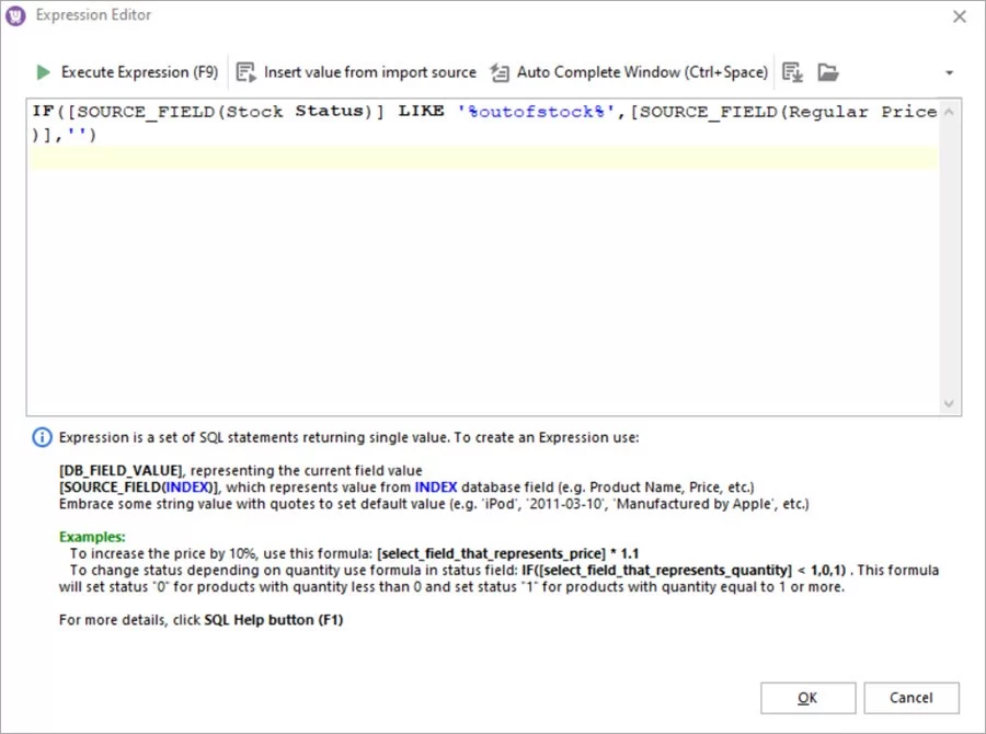 WooCommerce Store Manager Outofstock Products Expression Add