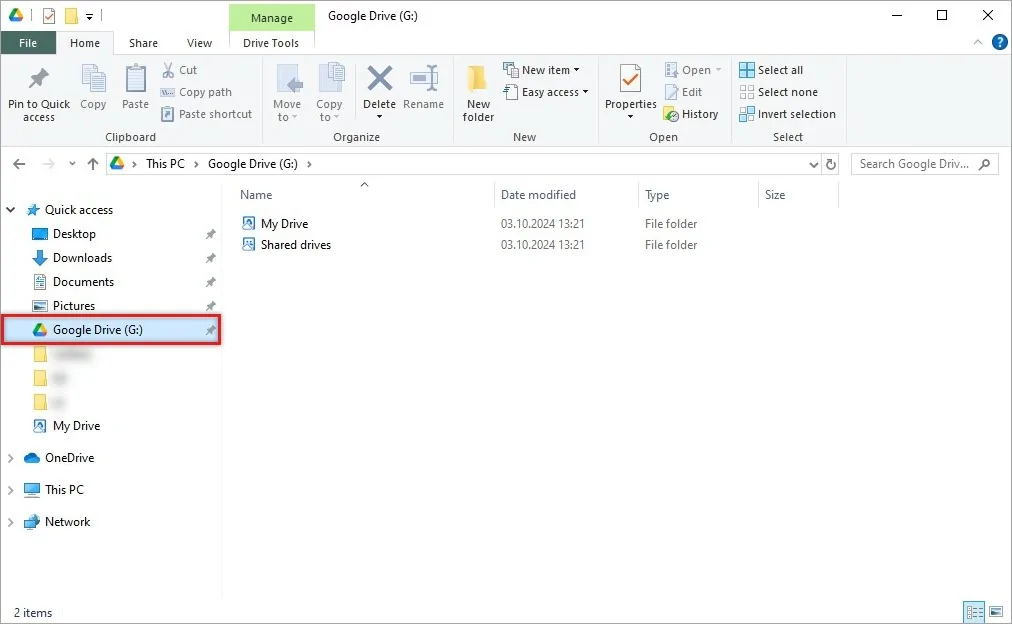 Google Drive Folder on the PC for WooCommerce Sync