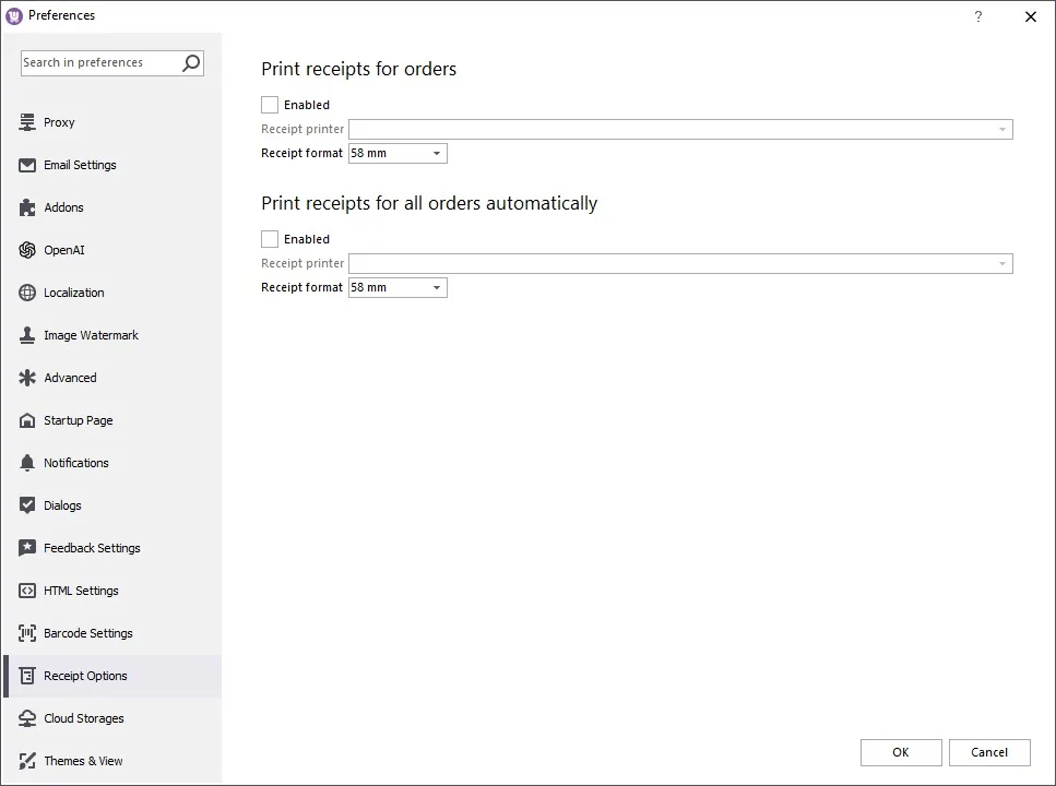 Automatic WoCommerce Receipt Printing