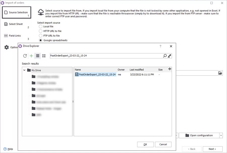 Import Orders to WooCommerce from Google Sheets