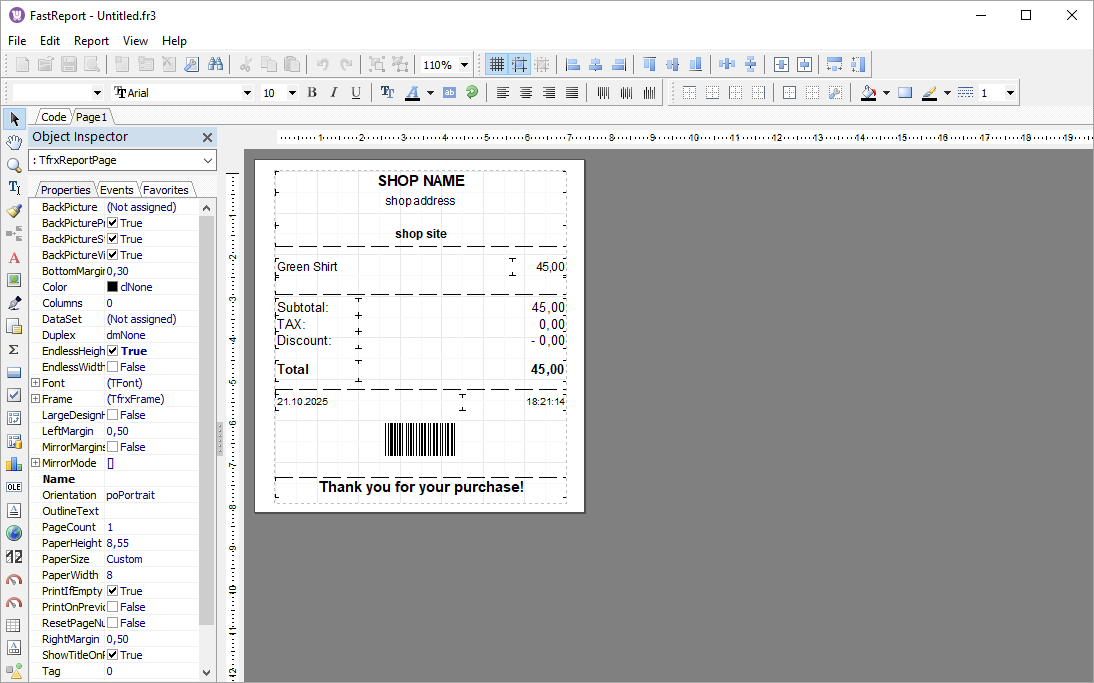 WooCommerce Receipt Template for Automated Printing