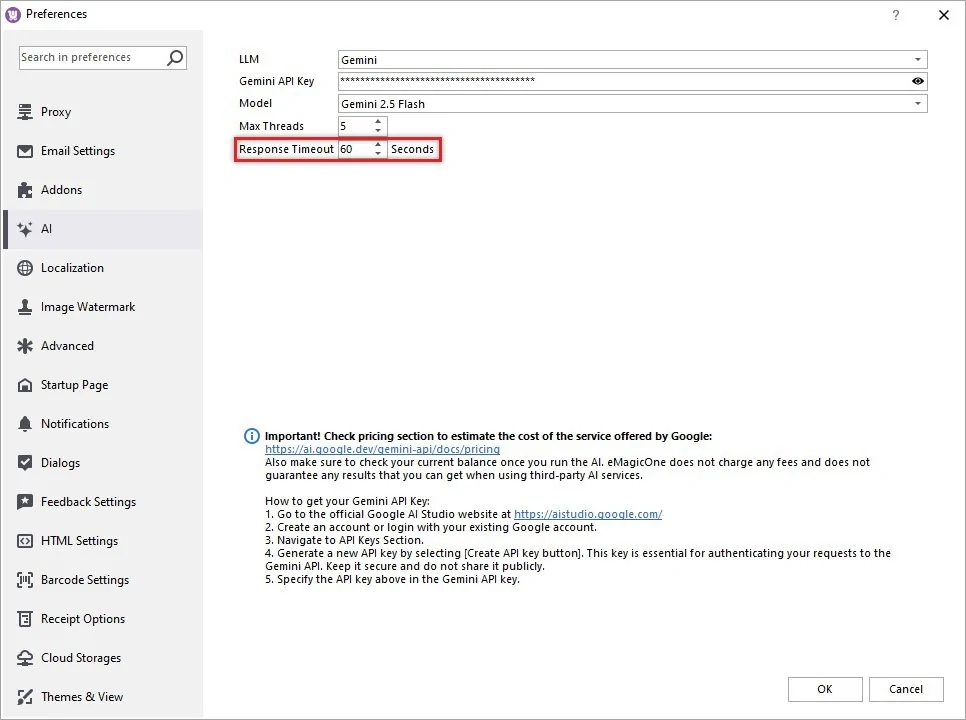 Response Timeout in AI Preferences in WooCommerce Manager