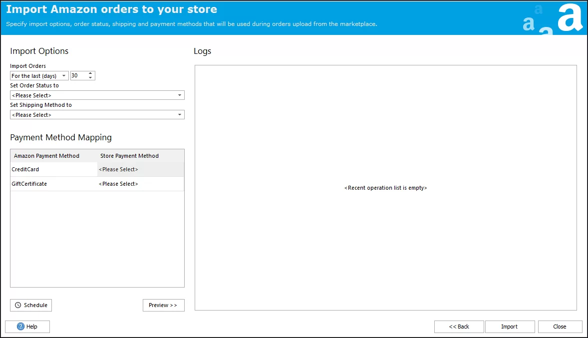 Import Amazon Orders to WooCommrece