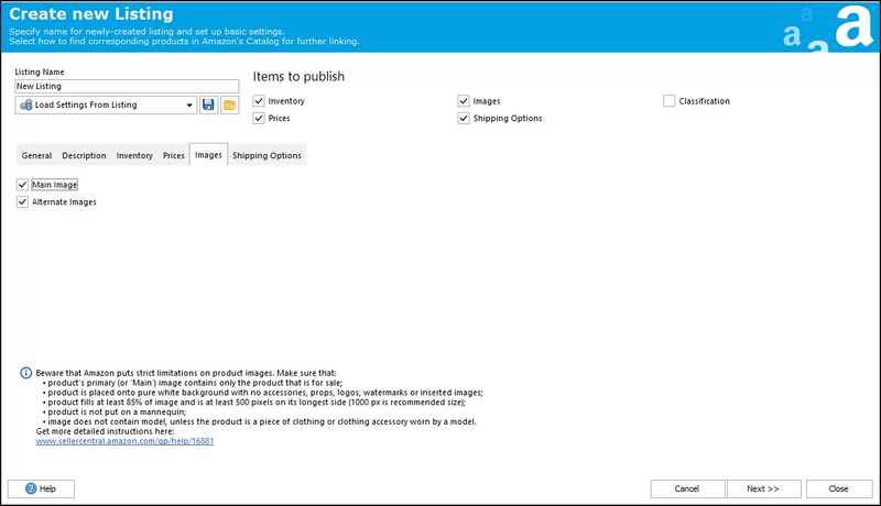Images Settings in WooCommerce Amazon Addon