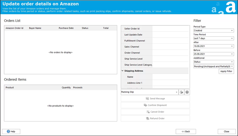 WooCommerce Order Management in Amazon Addon