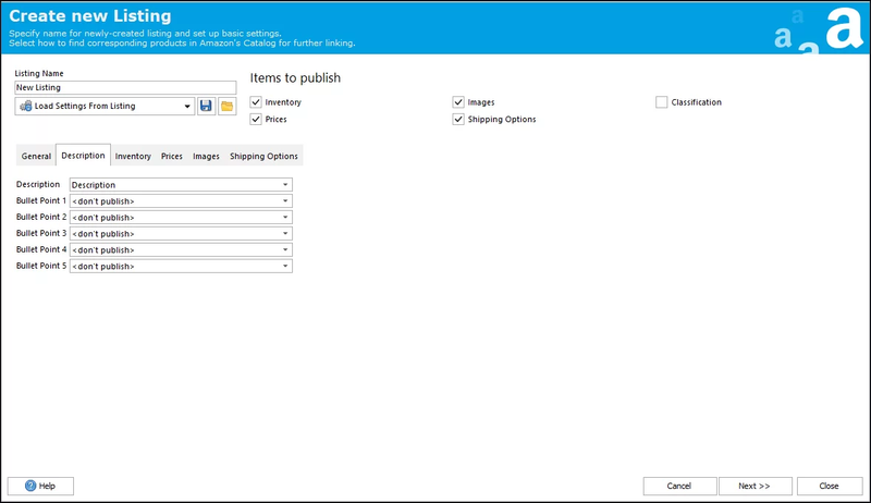 WooCommerce Product Description Settings for Amazon Linsting
