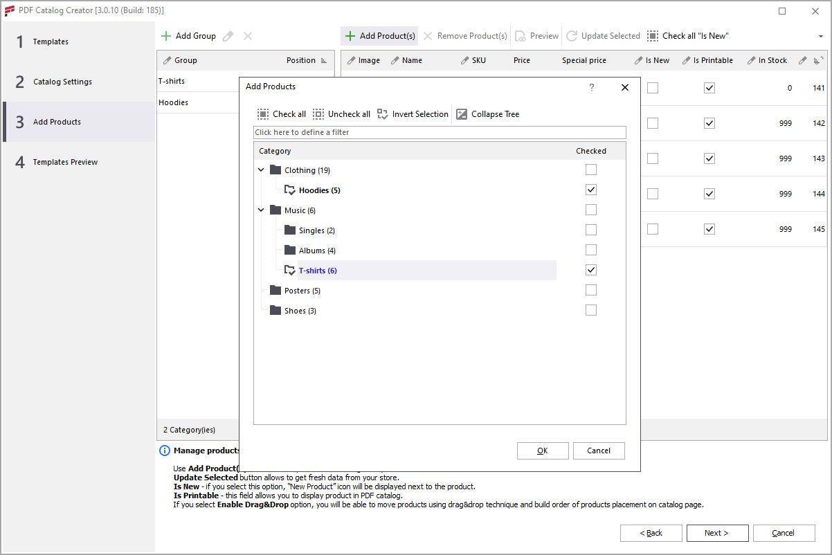 Adding WooCommerce Products to PDF Catalog Creator