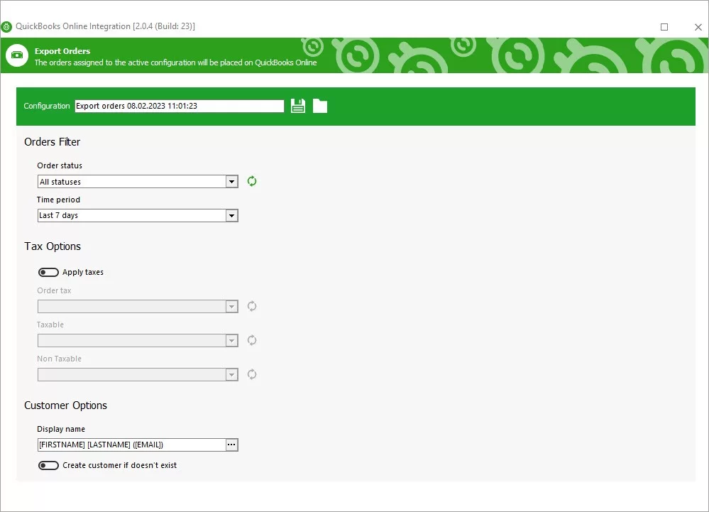 Export WooCommerce Customers to QuickBooks