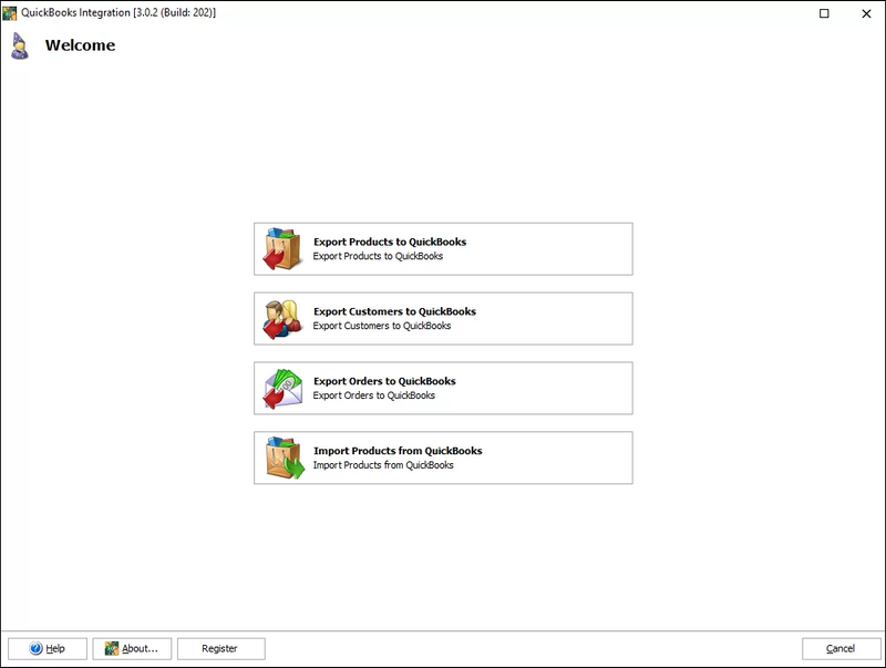 List of Operatrions Available in QuickBooks Integration